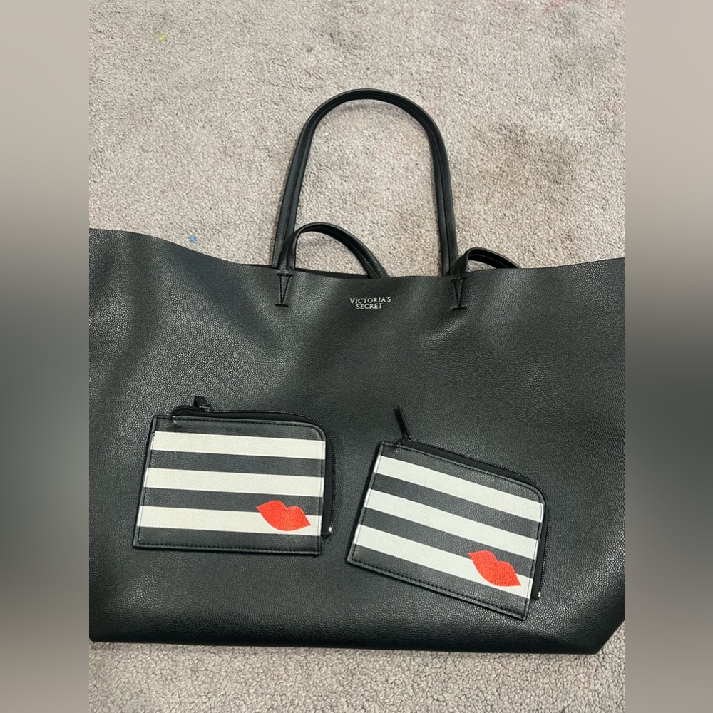Victoria secret bag with Sephora wallets